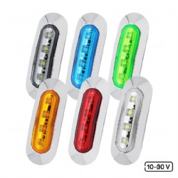 4 LED Truck Trailer Side Clearance Marker Lights