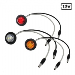 3 LED Truck Trailer Side Clearance Marker Lights