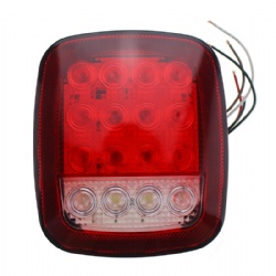 16LED Double Color Truck Trailer Tail Lights